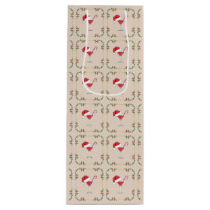 A Tini Bit Festive Santa Martini Wine Gift Bag