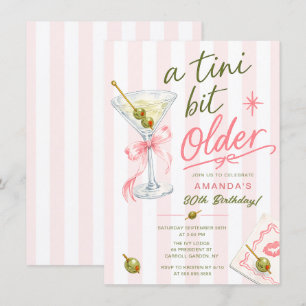 A Tini Bit Older 30th Birthday Invitation