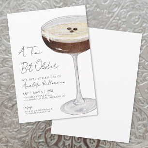 A Tini Bit Older Adult Birthday Party Invitation