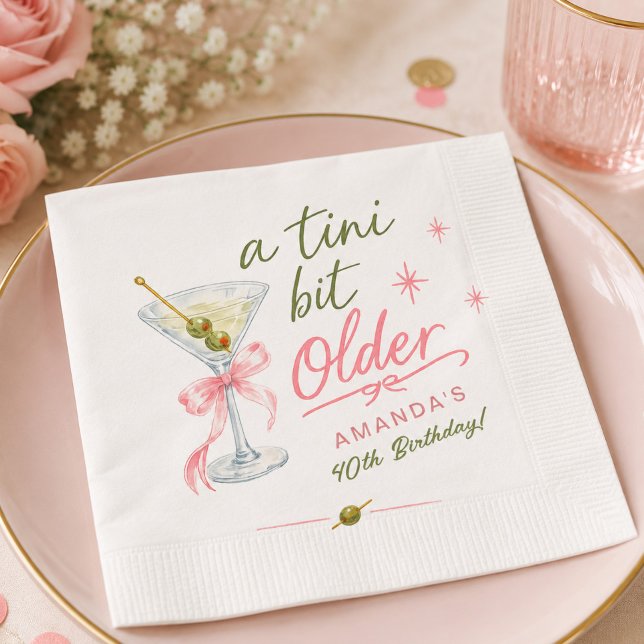 A Tini Bit Older Birthday Napkin (Creator Uploaded)