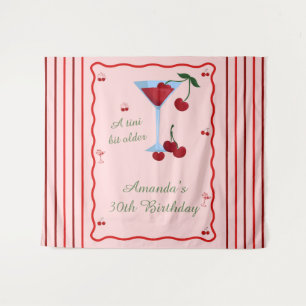 A Tini Bit Older Cherrytini Birthday Tapestry