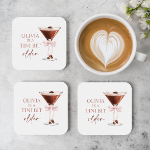 A Tini Bit Older Espresso Martini Party Favour Coaster