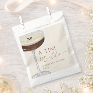 A Tini Bit Older Expresso Martini Birthday Party Favour Bag