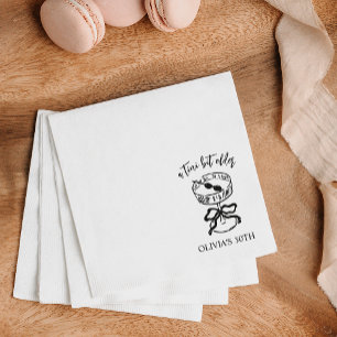 A Tini Bit Older Martini Themed Birthday Party Napkin