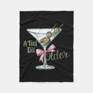A Tini Bit Older Retro Vintage Style Fleece Blanket