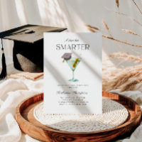 A Tini Bit Smarter Martini Glass Graduation
