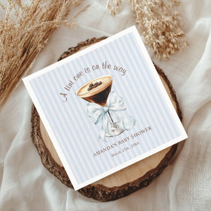 A tini One is on the Way Baby Shower  Napkin