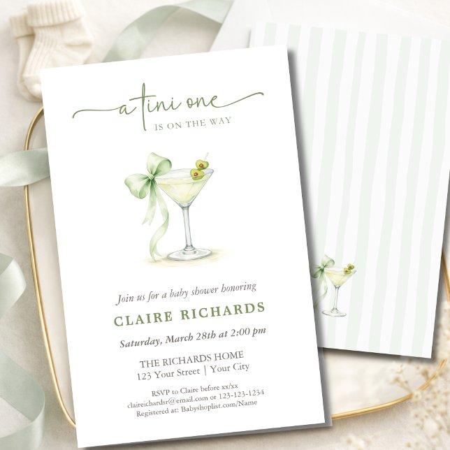 A Tini One Is On The Way Budget Baby Shower Flyer (Creator Uploaded)