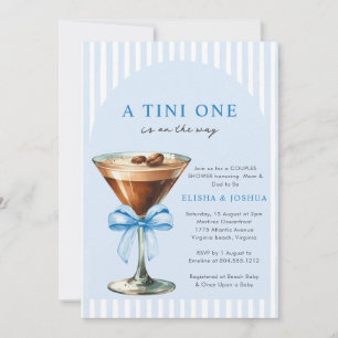 A Tini One Is on the Way Couples Photo Baby Shower Invitation