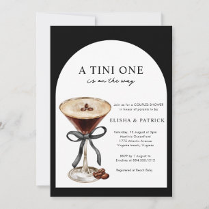 A Tini One Is on the Way Photo Couples Shower Invitation