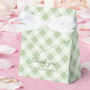 A Tini One Martini Sage Bow Baby Shower Gift Favour Box