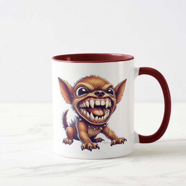 A Tiny Dog, But Terribly Faroese. Mug (Right)