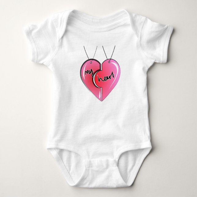 A Tiny Forever Love Baby Bodysuit (Front)