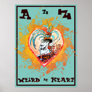 A to Z Alien Maya Elf Weird at Heart  Poster