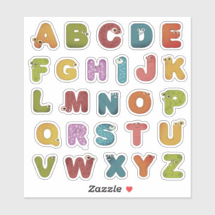A To Z Alphabet Stick On Letters