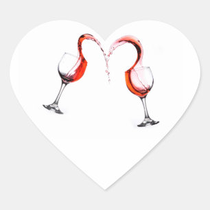 A Toast Heart Sticker