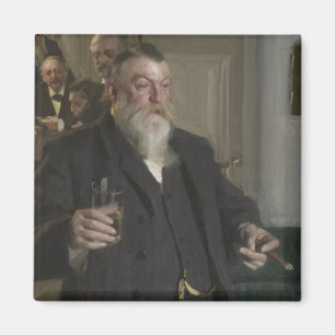 A Toast In the Idun Society by Anders Zorn Magnet