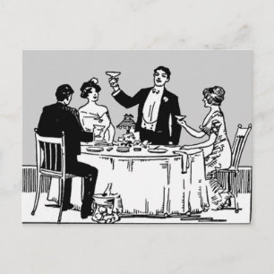 A toast postcard