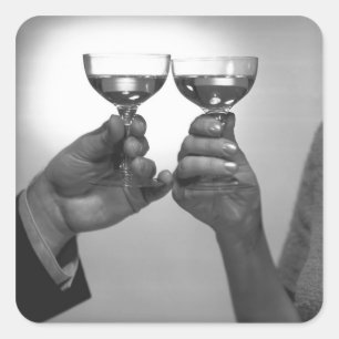 A Toast Square Sticker