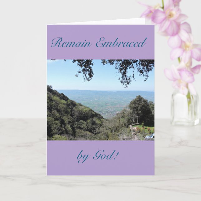 A Token of Love, Faith and Encouragement, Card (Orchid)