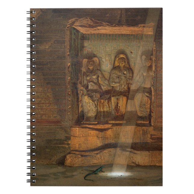 A Tomb at El-Kab, one of 24 illustrations produced Notebook (Front)