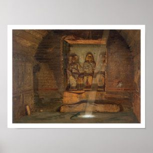 A Tomb at El-Kab, one of 24 illustrations produced Poster