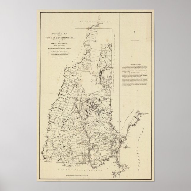 A Topographical Map Poster (Front)
