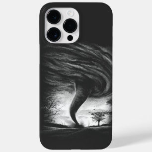 a tornado on a road in srealistic style Case-Mate iPhone 14 pro max case