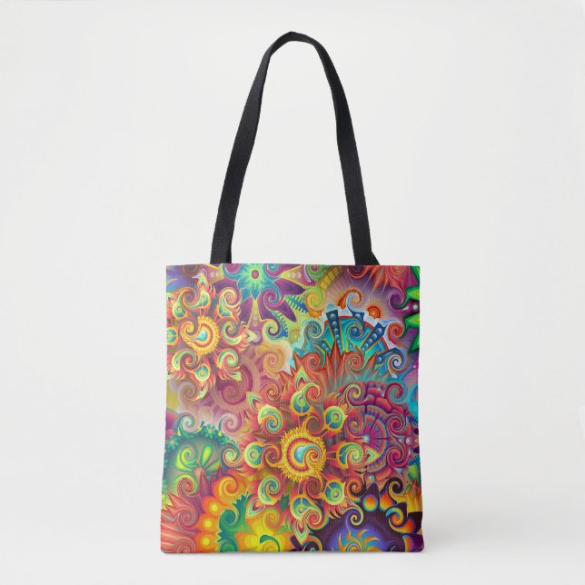 A Tote of Many Colours Tote Bag (Front)