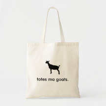 A totes ma goats Tote.