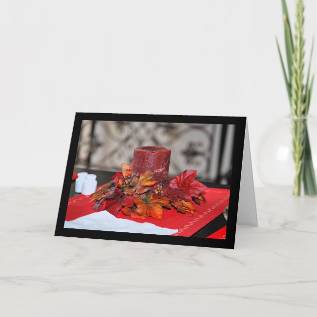 A Touch of Autumn Card (Front)