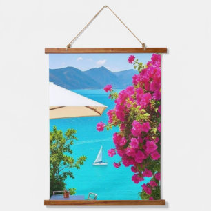 "A Touch of Café Romance – Bring the Outdoors In!" Hanging Tapestry
