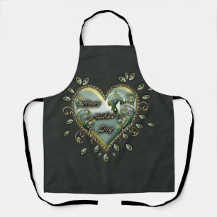 A touch of elegance: Happy Mother's Day. Apron