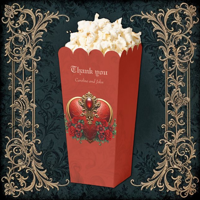 A touch of gothic, hearts and eternal connection.  favour box (Creator Uploaded)