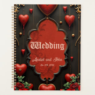 A touch of gothic, hearts and eternal connection. planner