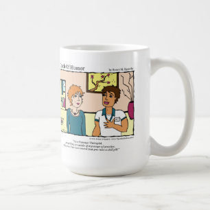 "A Touch of Humour" Chill Pill Massage Comic Mug