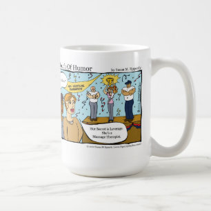 "A Touch of Humour" Massage Therapist Arm Wrestler Coffee Mug