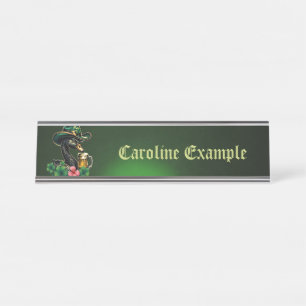 A touch of Ireland: Desk Name Plate