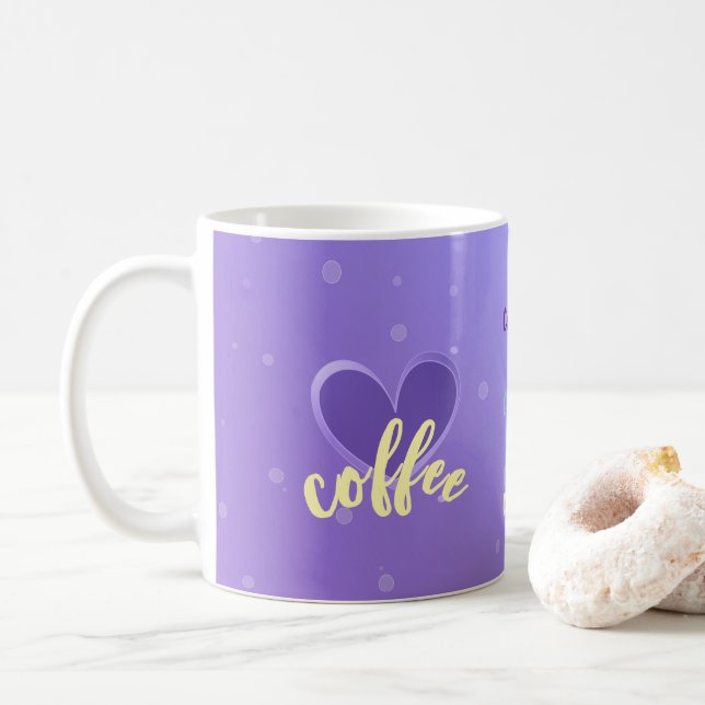 A Touch of Love in Every Sip coffee mug (With Donut)