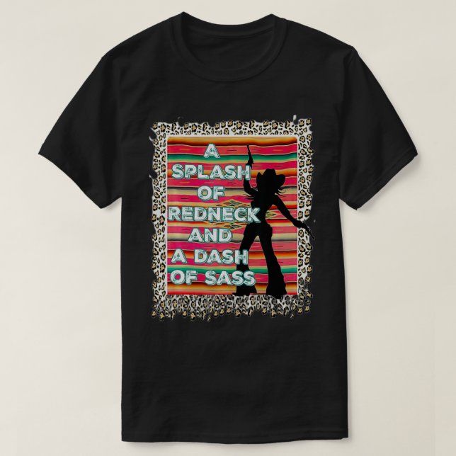 A Touch of Redneck Tee  (Design Front)