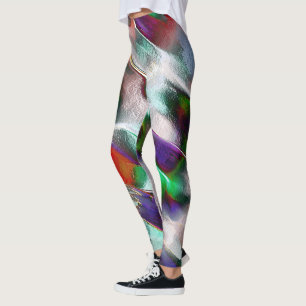 A touch of subtle or colourful extravagance in roc leggings