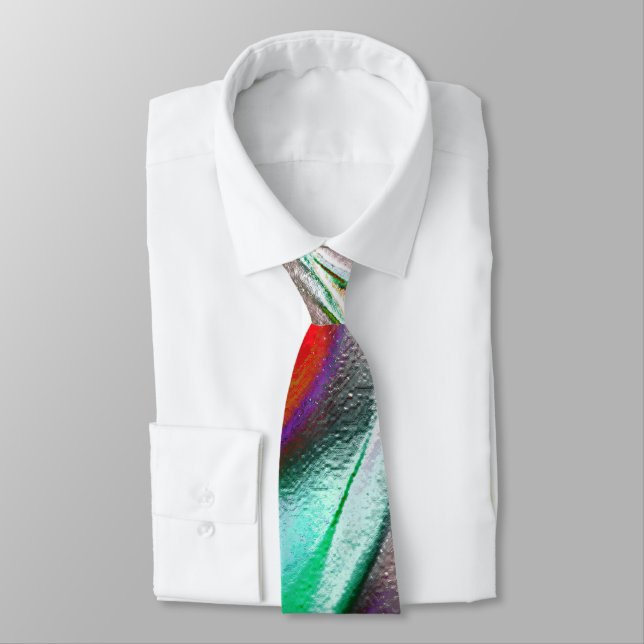 A touch of subtle or colourful extravagance in roc tie (Tied)