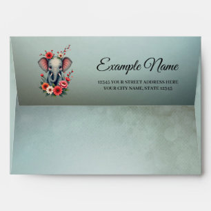 A touch of summer: The baby elephant Envelope