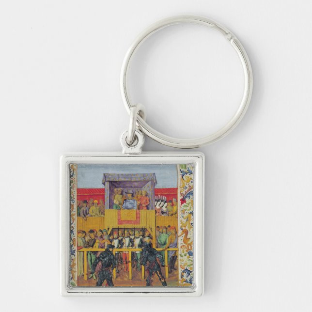 A Tournament of Hand-to-Hand Combat Key Ring (Front)