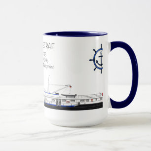 A towboat named Janice E. Strait Mug