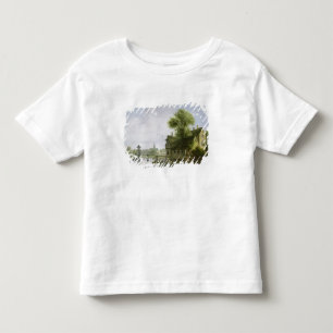 A Town on a river with a bridge Toddler T-Shirt