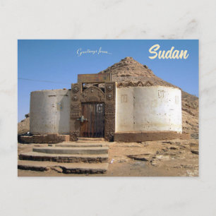 A Traditional House in Wadi Halfa Sudan Postcard