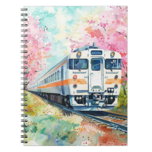 A Train in Springtime Notebook