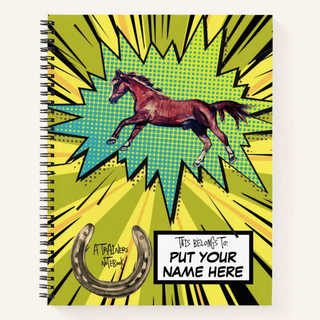 a TRAINERS notebook (Front)