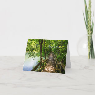 A Tranquil Hike Thank You Card